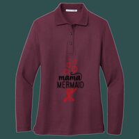 Women's Silk Touch Long Sleeve Polo Thumbnail