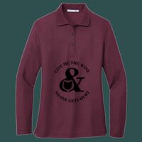Women's Silk Touch Long Sleeve Polo Thumbnail