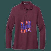 Women's Silk Touch Long Sleeve Polo Thumbnail