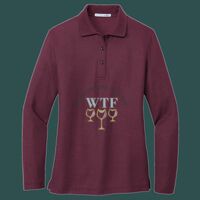 Women's Silk Touch Long Sleeve Polo Thumbnail