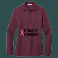Women's Silk Touch Long Sleeve Polo Thumbnail