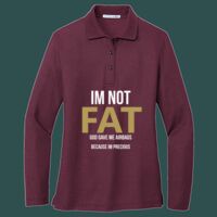 Women's Silk Touch Long Sleeve Polo Thumbnail