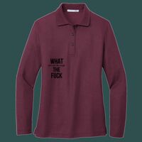 Women's Silk Touch Long Sleeve Polo Thumbnail