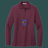 Women's Silk Touch Long Sleeve Polo Thumbnail