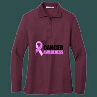 Women's Silk Touch Long Sleeve Polo Thumbnail