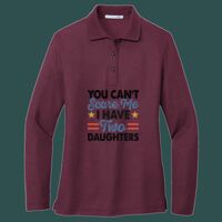 Women's Silk Touch Long Sleeve Polo Thumbnail