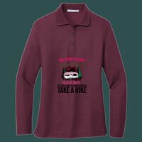 Women's Silk Touch Long Sleeve Polo Thumbnail