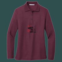Women's Silk Touch Long Sleeve Polo Thumbnail