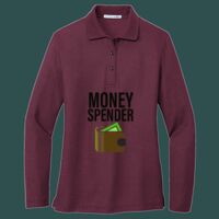 Women's Silk Touch Long Sleeve Polo Thumbnail