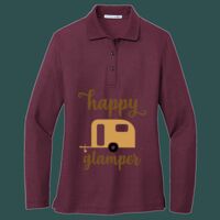 Women's Silk Touch Long Sleeve Polo Thumbnail