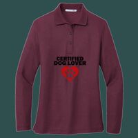 Women's Silk Touch Long Sleeve Polo Thumbnail