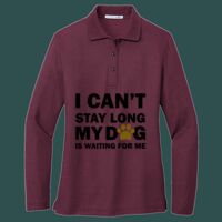 Women's Silk Touch Long Sleeve Polo Thumbnail