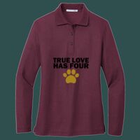 Women's Silk Touch Long Sleeve Polo Thumbnail