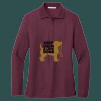 Women's Silk Touch Long Sleeve Polo Thumbnail