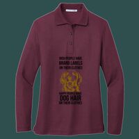 Women's Silk Touch Long Sleeve Polo Thumbnail