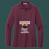 Women's Silk Touch Long Sleeve Polo Thumbnail