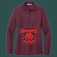 Women's Silk Touch Long Sleeve Polo Thumbnail