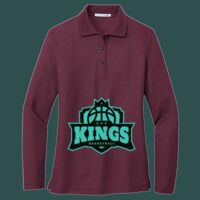 Women's Silk Touch Long Sleeve Polo Thumbnail