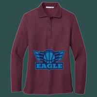 Women's Silk Touch Long Sleeve Polo Thumbnail