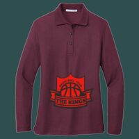 Women's Silk Touch Long Sleeve Polo Thumbnail
