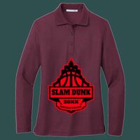 Women's Silk Touch Long Sleeve Polo Thumbnail