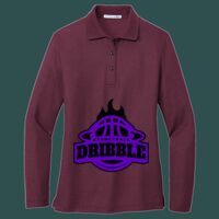 Women's Silk Touch Long Sleeve Polo Thumbnail
