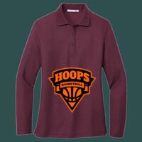 Women's Silk Touch Long Sleeve Polo Thumbnail