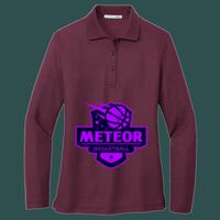 Women's Silk Touch Long Sleeve Polo Thumbnail