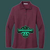 Women's Silk Touch Long Sleeve Polo Thumbnail