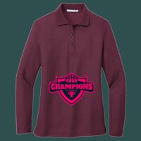 Women's Silk Touch Long Sleeve Polo Thumbnail