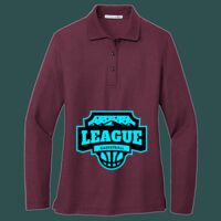 Women's Silk Touch Long Sleeve Polo Thumbnail