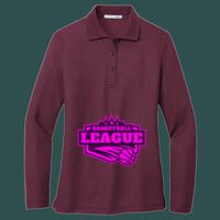 Women's Silk Touch Long Sleeve Polo Thumbnail