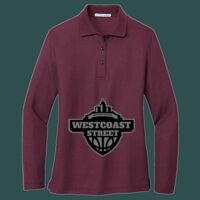 Women's Silk Touch Long Sleeve Polo Thumbnail