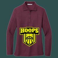 Women's Silk Touch Long Sleeve Polo Thumbnail