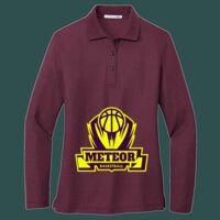 Women's Silk Touch Long Sleeve Polo Thumbnail