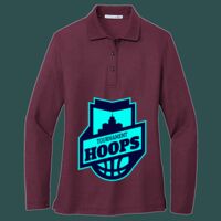 Women's Silk Touch Long Sleeve Polo Thumbnail