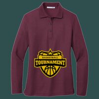 Women's Silk Touch Long Sleeve Polo Thumbnail