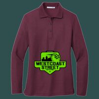 Women's Silk Touch Long Sleeve Polo Thumbnail