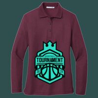 Women's Silk Touch Long Sleeve Polo Thumbnail