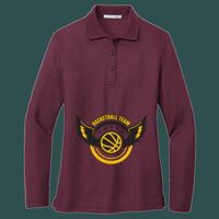Women's Silk Touch Long Sleeve Polo Thumbnail