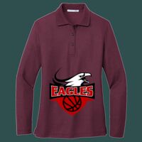 Women's Silk Touch Long Sleeve Polo Thumbnail