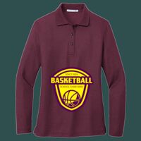 Women's Silk Touch Long Sleeve Polo Thumbnail