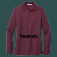 Women's Silk Touch Long Sleeve Polo Thumbnail
