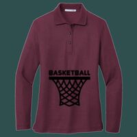Women's Silk Touch Long Sleeve Polo Thumbnail