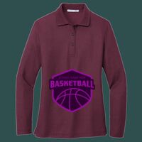 Women's Silk Touch Long Sleeve Polo Thumbnail