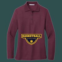 Women's Silk Touch Long Sleeve Polo Thumbnail