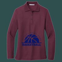 Women's Silk Touch Long Sleeve Polo Thumbnail