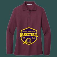 Women's Silk Touch Long Sleeve Polo Thumbnail