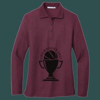 Women's Silk Touch Long Sleeve Polo Thumbnail