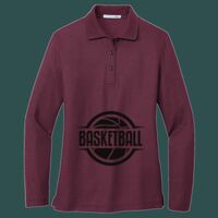 Women's Silk Touch Long Sleeve Polo Thumbnail